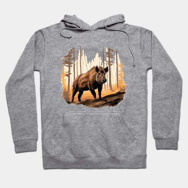 Wild Boar Hoodie by zooleisurelife